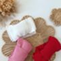 Newborn Oversized Headband, Cotton Baby Bow, Red, Dusky Rose Or White, thumbnail 2 of 10