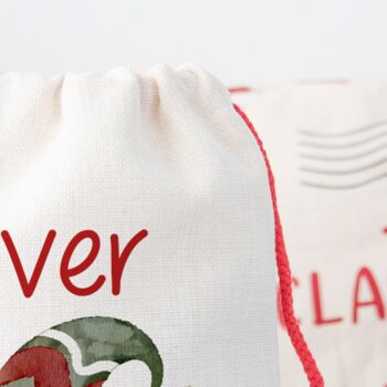Snowman Or Elf Christmas Sack, 3 of 4