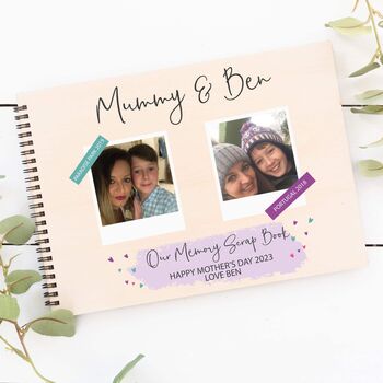 Personalised Double Photo Colourful Scrapbook, 2 of 4