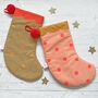 Personalised Spotty Christmas Stocking, thumbnail 2 of 10
