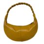 Half Moon Leather Shoulder Bag – Handmade With Braided Handle, thumbnail 5 of 12