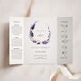 Lavender Gatefold Wedding Invitations, thumbnail 1 of 5