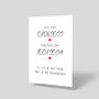 Personalised 'Yes' And 'Forever' Date Wedding Print, thumbnail 1 of 2
