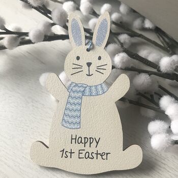 Personalised 1st Easter Bunny Decoration, 3 of 9