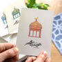 Eid Mubarak Cards Pack Of Five, thumbnail 3 of 4