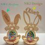 Personalised Bunny Easter Egg Stand, thumbnail 5 of 6