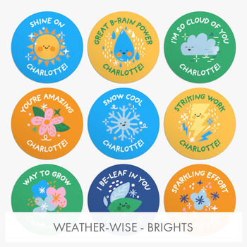 Personalised Reward Stickers 54 Stickers, 10 of 12