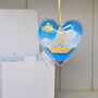 Seaside Paper Sail Boat Heart Personalised Message, thumbnail 9 of 9