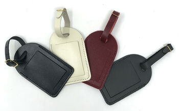 Personalised Leather Luggage Tag, 3 of 4