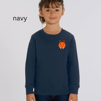 Childrens Eco Friendly Fox Sweatshirt, 2 of 12