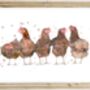 'A Mothers Meeting' Chicken Print, thumbnail 2 of 5