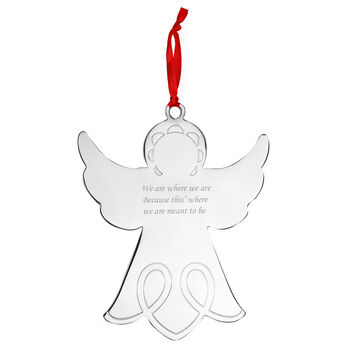 Personalised Angel Tree Decoration, 2 of 3