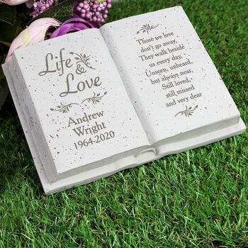 Personalised Life And Love Memorial Plaque, 3 of 3