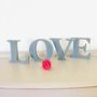 'Love' Wooden Decorative Letters ~ Large, thumbnail 5 of 5
