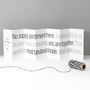 Wedding Fold Out Banner Card For Couples, thumbnail 2 of 5