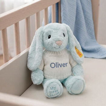 Personalised My First Steiff Hoppie Rabbit, 2 of 7
