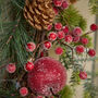 Traditional Winter Berry Door Wreath, thumbnail 5 of 7