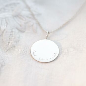 Sterling Silver Sia Family Name Personalised Necklace, 4 of 12