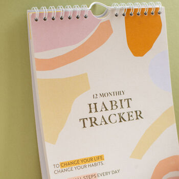 Daily Habit Tracker | 12 Months | Pastel Organic, 7 of 11