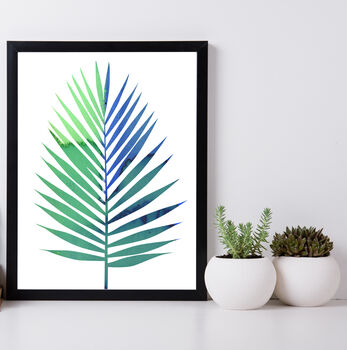 Areca Palm Leaf Fine Art Giclée Print, 2 of 6