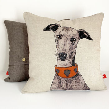 Italian Greyhound Feature Cushion, 2 of 6