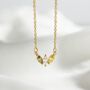 Custom Birthstone Teardrop Necklace, thumbnail 7 of 11