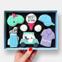 Vegan Personalised Golf Iced Biscuits Father's Day Letterbox Gift, thumbnail 1 of 11
