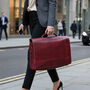 Large Genuine Leather Business Bag, Messenger Bag, Briefcase, thumbnail 2 of 8