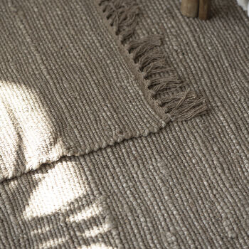 Jute And Cotton Rug, 3 of 3