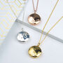 Personalised Hammered Sterling Silver Or Gold Locket, thumbnail 2 of 11