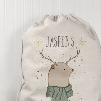 Personalised 1st Christmas Sack Xl, 2 of 3