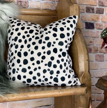 Dalmatian Print Velvet Cushions, 12 of 12