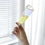 Pair Of Heart Gold Rim Champagne Glasses, thumbnail 4 of 6