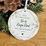 Our First Home Ceramic Ornament Gift For Couple, thumbnail 7 of 7