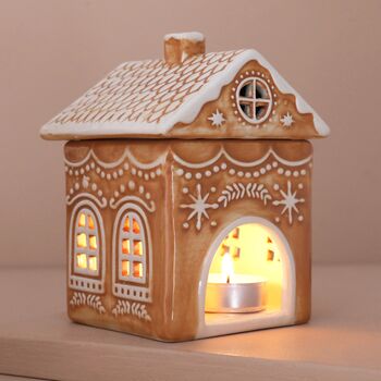 Gingerbread House Ceramic Wax Burner, 4 of 6