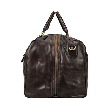 Quality Large Leather Travel Bag. 'The Flero El', 6 of 12