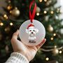 Personalised Pet Dog Christmas Tree Bauble Spaniel, thumbnail 5 of 7
