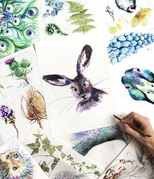 Inky Mallard Pocket Compact Mirror, 5 of 5