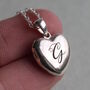 Sterling Silver Heart Locket Necklace, thumbnail 1 of 9