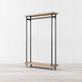 Eden Industrial Style Wood Clothes Rail, thumbnail 2 of 11