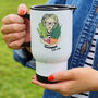 Personalised Plant Lady Travel Mug Christmas Gift, thumbnail 2 of 6