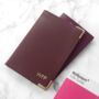 Personalised Premium Leather Passport Cover, thumbnail 7 of 8