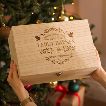 Personalised Special Delivery Christmas Keepsake Box, 2 of 4