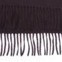 Classic Cashmere Scarf Dark Mulberry, thumbnail 3 of 3