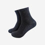 Pure Cashmere Luxury Ankle Socks Ethically Sourced Black, thumbnail 1 of 4