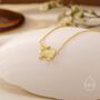 Tiny Highland Cow Pendant Necklace In Sterling Silver, thumbnail 4 of 12