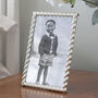 Silver Plated Rope Twist Photo Frame, thumbnail 1 of 4