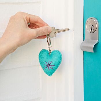 Felt Heart Keyring, 7 of 9