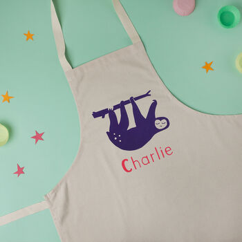 Personalised Sloth Apron, 2 of 6