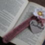 Crocheted Flower Bookmark Letterbox Gift, thumbnail 5 of 7